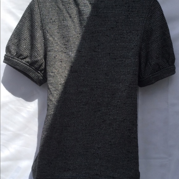 Free People size large scoop neck metallic - Picture 4 of 8